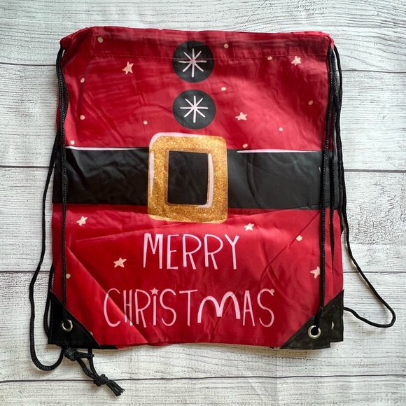 NWOT Lot 16 Christmas Drawstring Bags 13.5x12 – 8 Designs, 2 Each - Picture 8 of 9